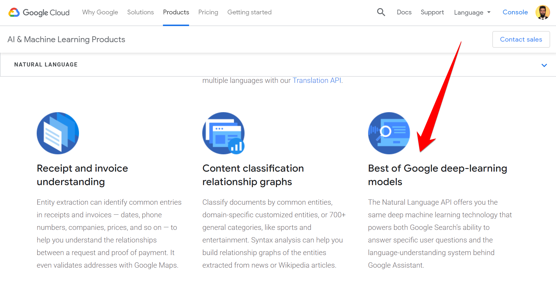 Best of Google deep-learning models screenshot