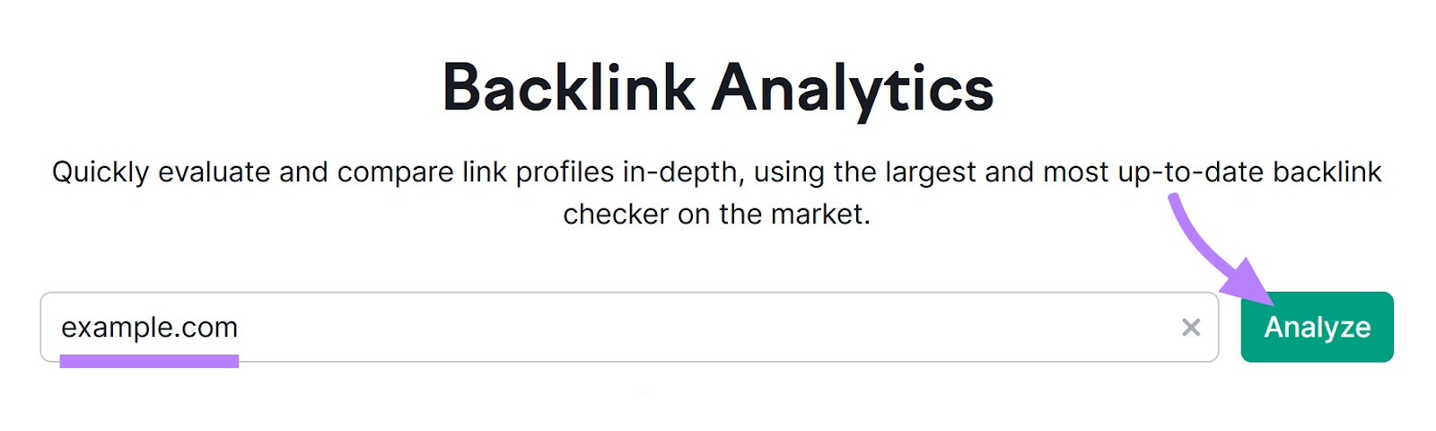 Backlinks tool