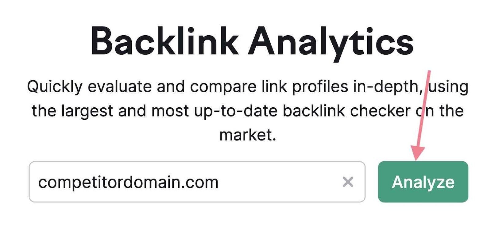 Backlinks tool