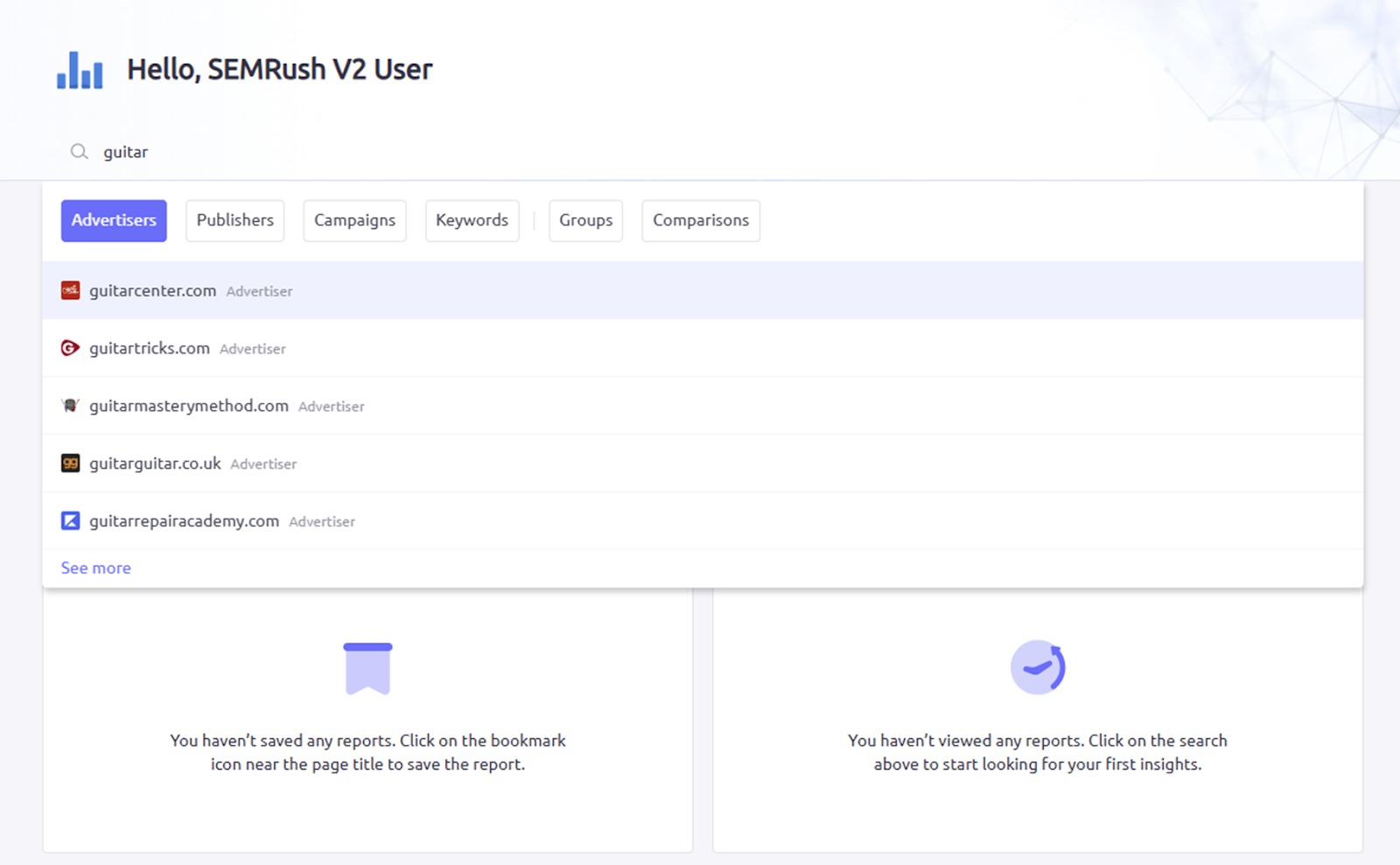 Setting up your first report in AdClarity — Advertising Intelligence
